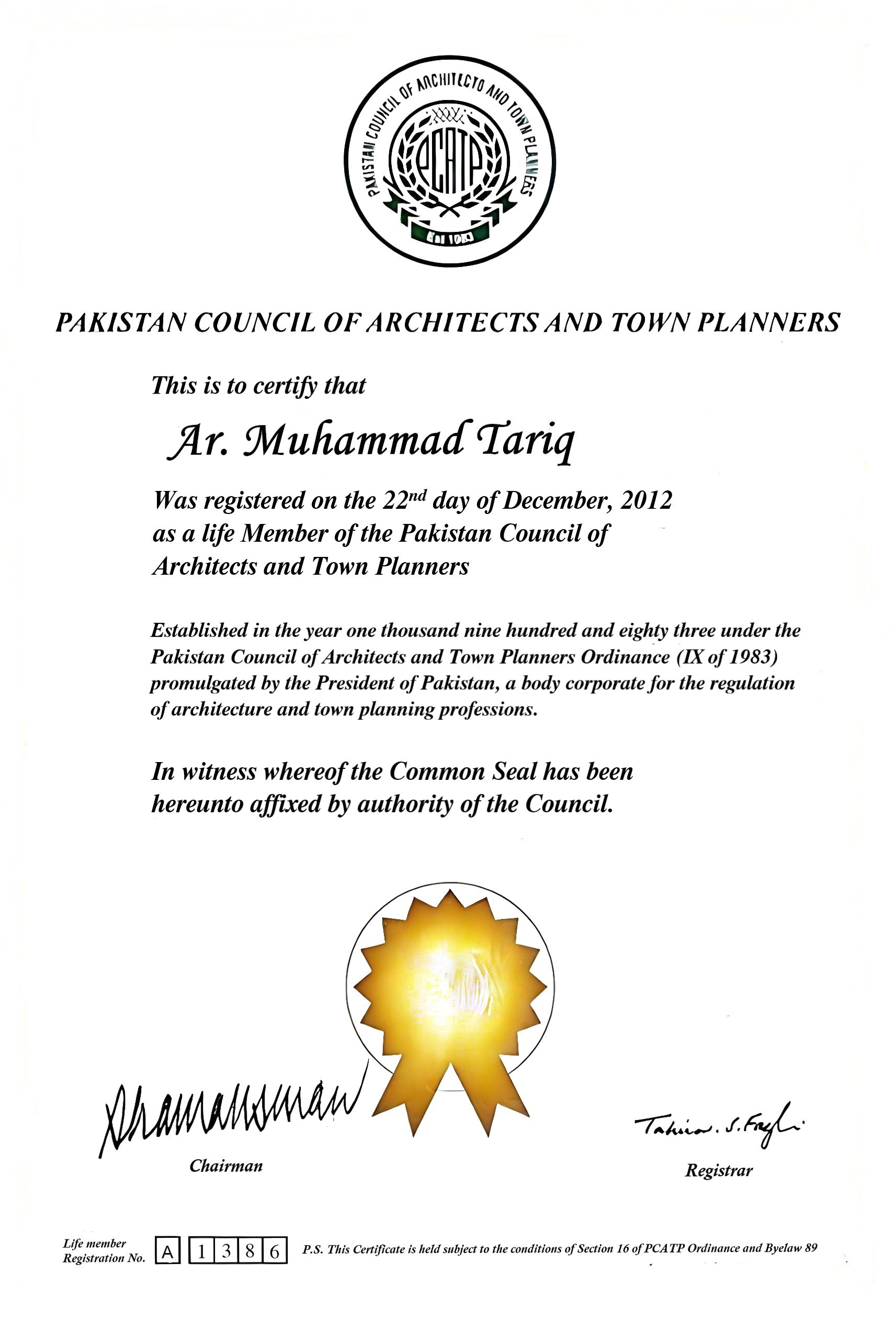 PCATP Certificate 3